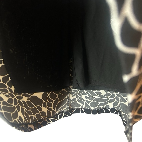 Merona Black and White Pencil Skirt Knee-Length Casual with shorts size XL - Picture 3 of 8